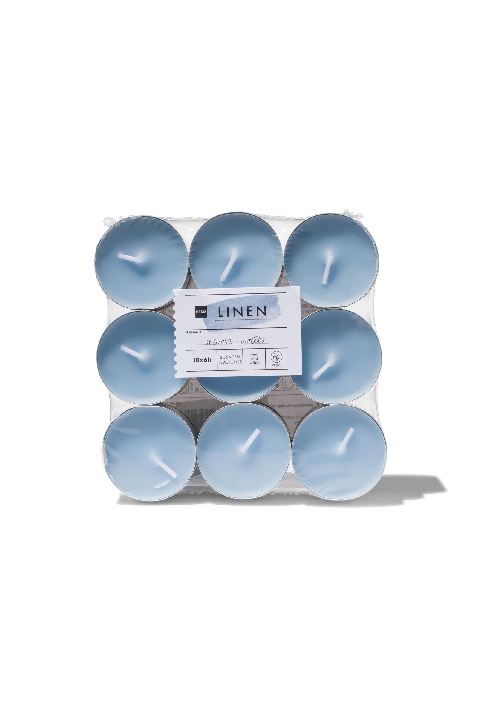 geur sfeerlichten linen - 18 stuks - 13502378 - HEMA