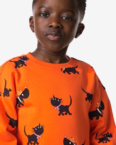 Takkie en Siepie kindersweater WK oranje oranje - 30714202ORANGE - HEMA