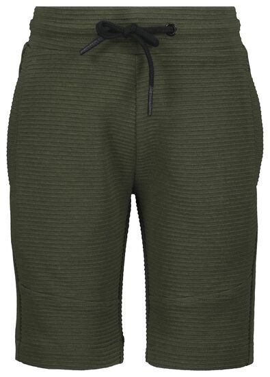Kinder-Shorts, Struktur graugrün - 1000023126 - HEMA