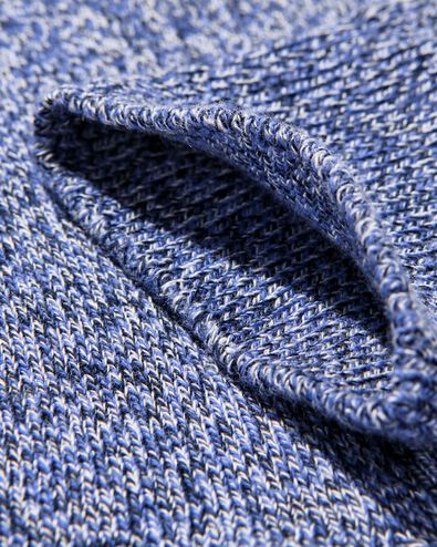 herensokken rib donkerblauw donkerblauw - 4170400DARKBLUE - HEMA