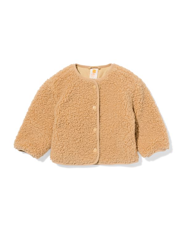 Babyjacke Teddystoff beige beige - 33023570BEIGE - HEMA