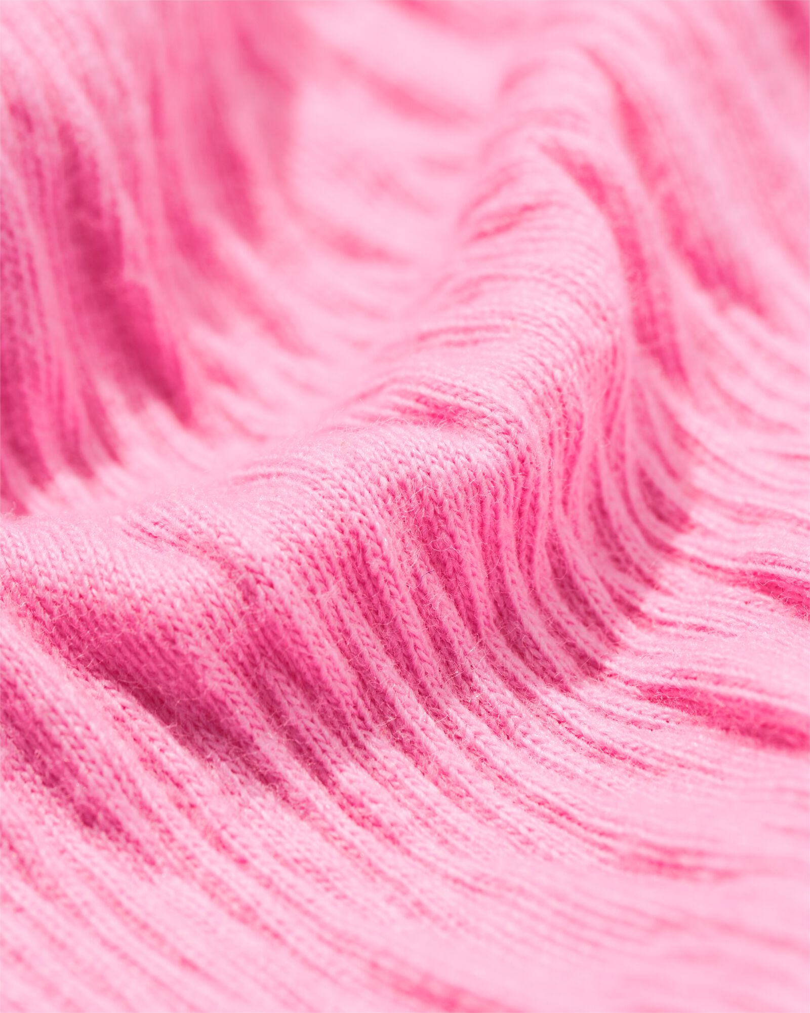 Kinderkleid in A-Linie, gerippt rosa - 30828703PINK - HEMA