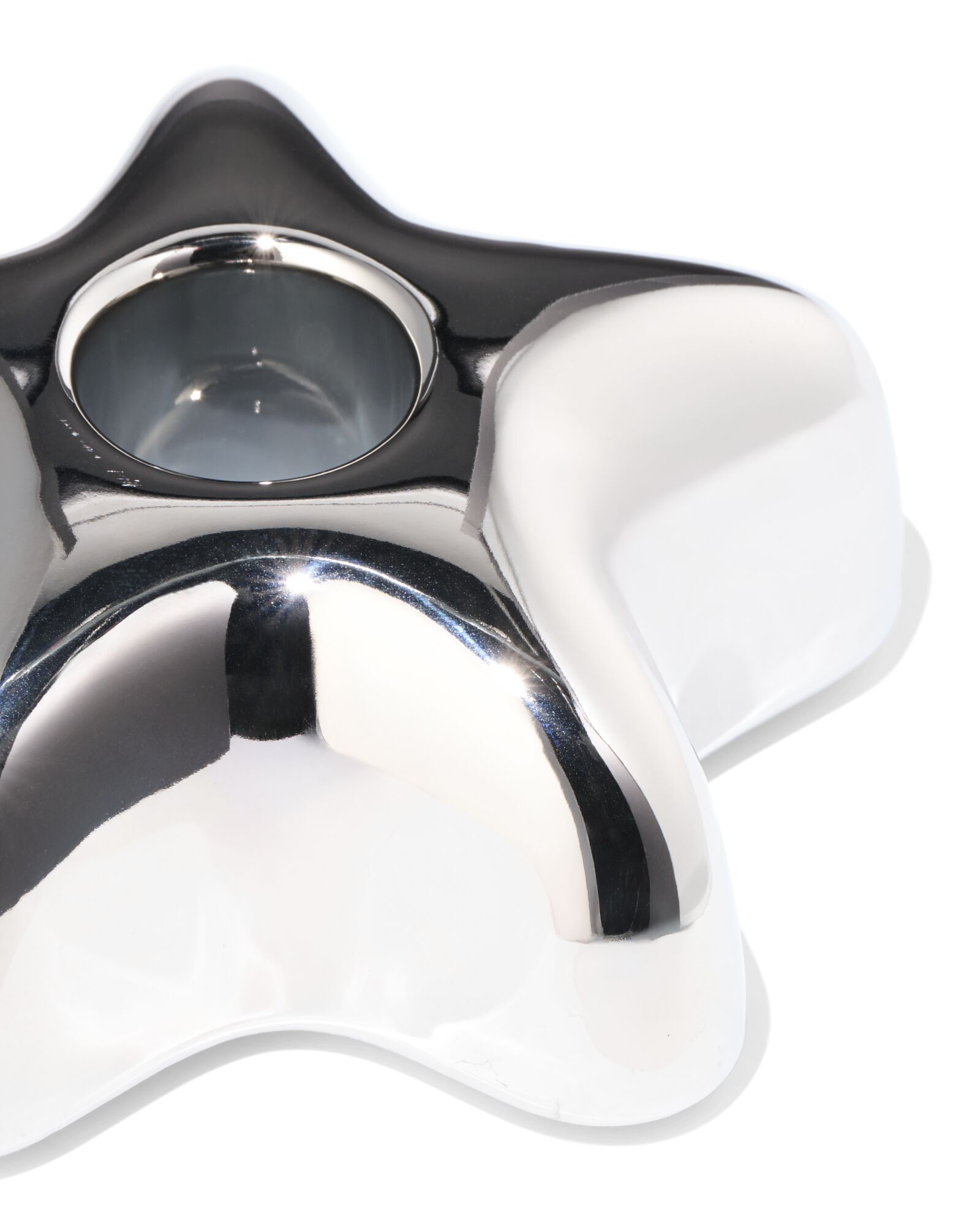 bougeoir 9,5 x 4 x 9,5 cm &eacute;toile - 25200443 - HEMA