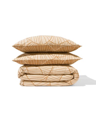 housse de couette 240x200/220 coton coquillages sable - 5720187 - HEMA