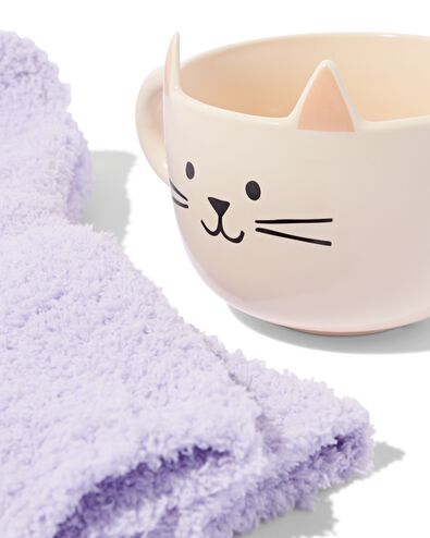 Mug 500ml avec chaussettes en peluche  - 61110416 - HEMA