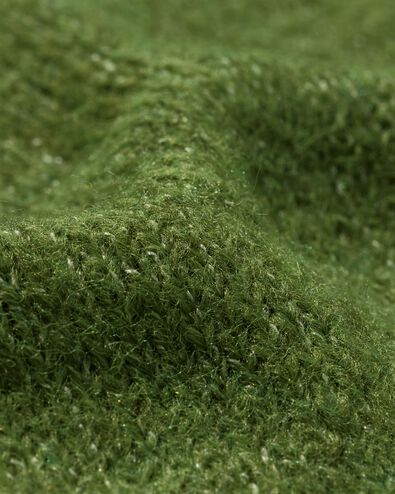 Col roul&eacute; Frankie en maille pour femmes vert fonc&eacute; - 36366260DARKGREEN - HEMA