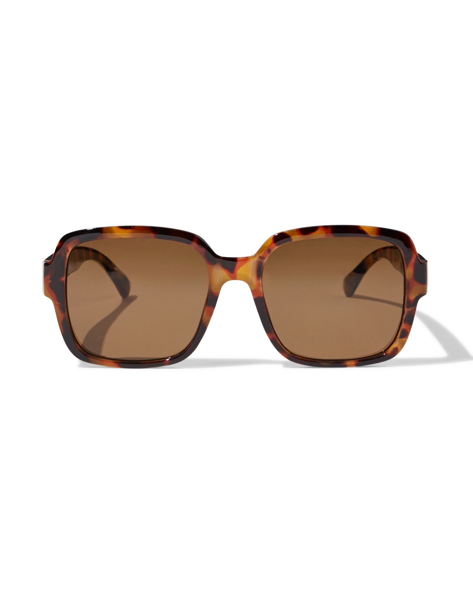 dameszonnebril vierkant bruin - 12500350 - HEMA