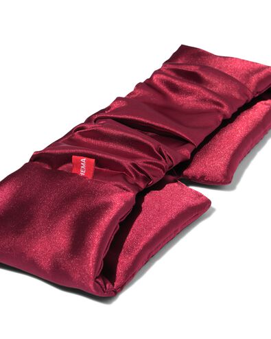 masque de sommeil satin bordeaux - 18670055 - HEMA