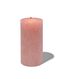rustikale Kerze, 7 x 13 cm, lachsfarben rosa 7 x 13 - 13501950 - HEMA