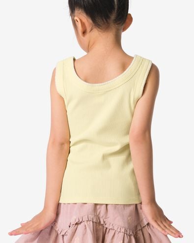 t-shirt c&ocirc;tel&eacute; pour enfant jaune p&acirc;le jaune p&acirc;le - 30826414LIGHTYELLOW - HEMA