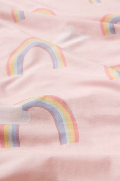 housse de couette enfant 120x150 coton doux - arc-en-ciel - 5760050 - HEMA