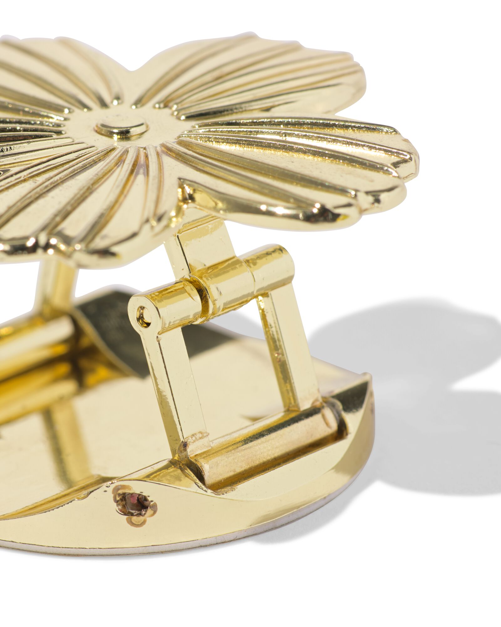 smartphone ring ⌀5cm bloem goud - 60100536 - HEMA