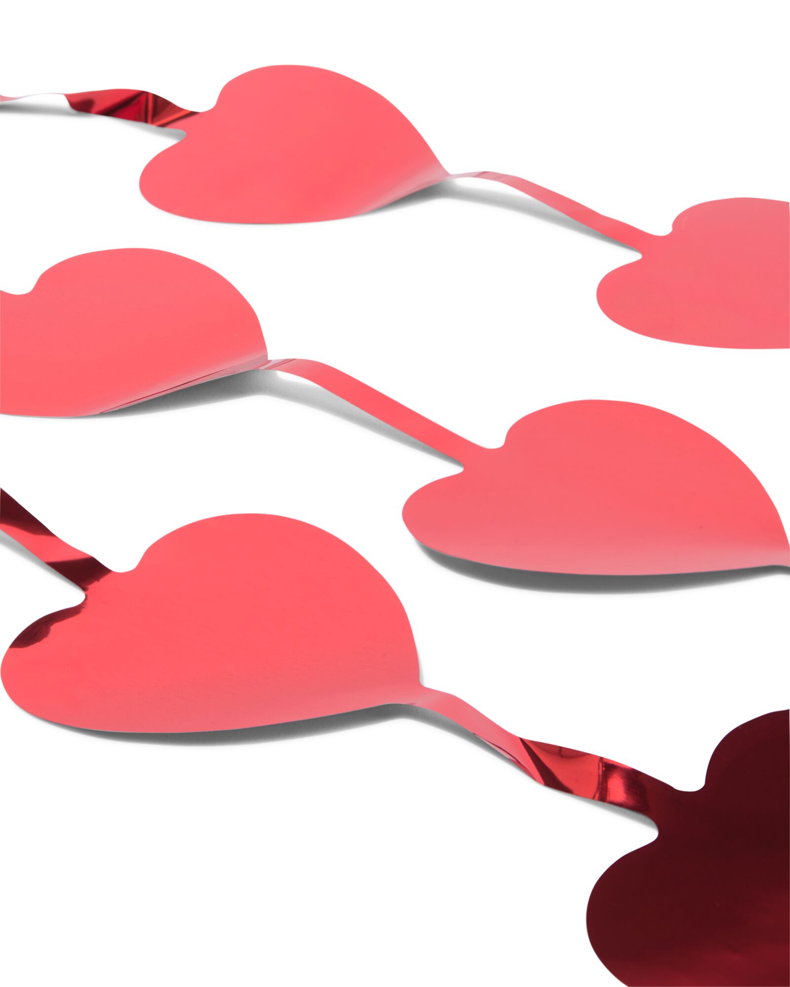 Glitzervorhang Herzen rot - 14250281 - HEMA