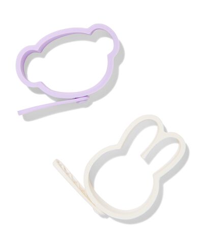 Miffy Eier- oder Pfannkuchenform aus Silikon &ndash; 2 St&uuml;ck - 60410287 - HEMA