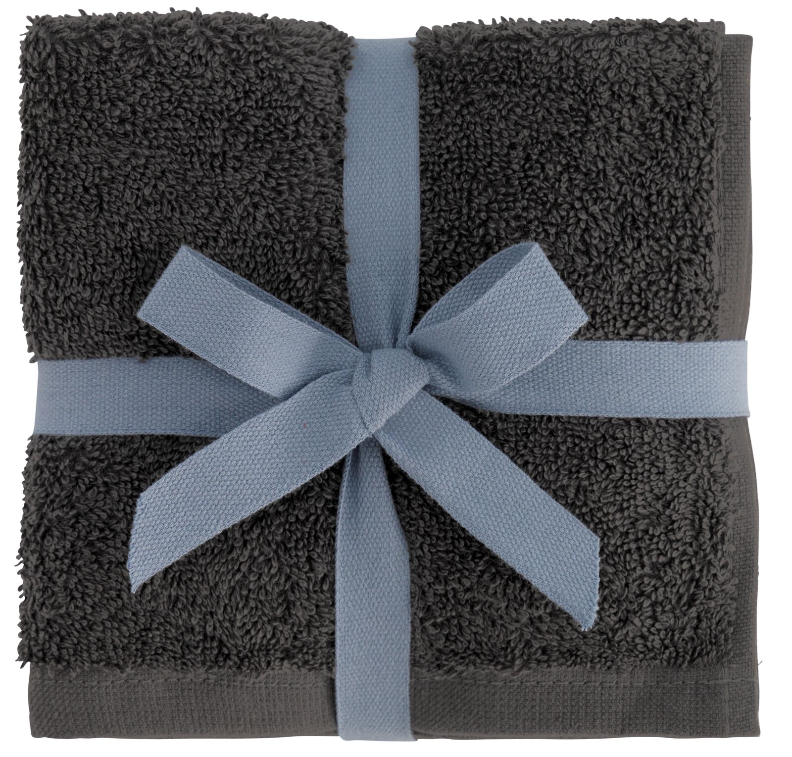 4er-Pack Gesichtst&uuml;cher, 30 x 30 cm, schwere Qualit&auml;t, grau - 5210074 - HEMA