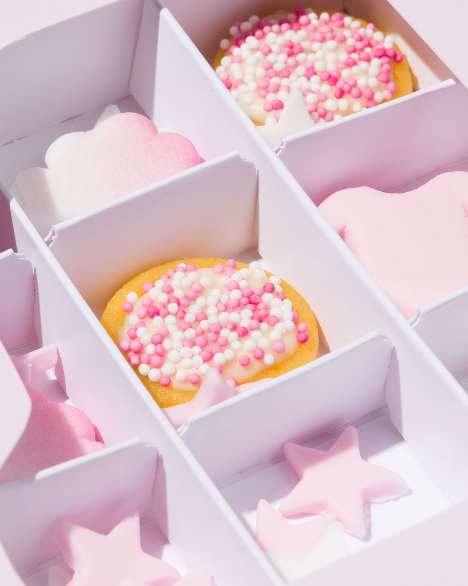 décoration pour gâteau comestible - fête bébé rose - HEMA
