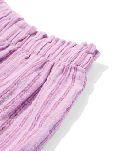 Baby-Bekleidungsset, Musselin, gestreift violett - 33009070PURPLE - HEMA