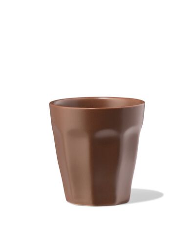 mug &agrave; espresso 90 ml fa&iuml;ence Mirabeau brun fonc&eacute; mat - 80660328 - HEMA