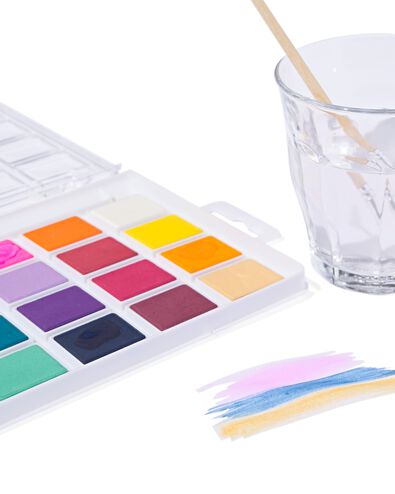 kit de peinture aquarelle 25&nbsp;pi&egrave;ces - 60720081 - HEMA