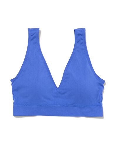 haut sans couture et sans armature  bleu cobalt - 21920805COBALTBLUE - HEMA