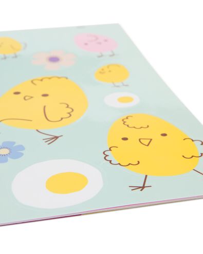 raamstickers 30.5x21cm paasfiguren - 3 stuks - 25800121 - HEMA