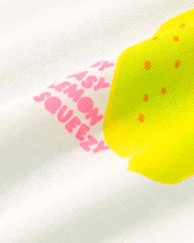 Baby-T-Shirt, Zitrone eierschalenfarben 98 - 33046357 - HEMA