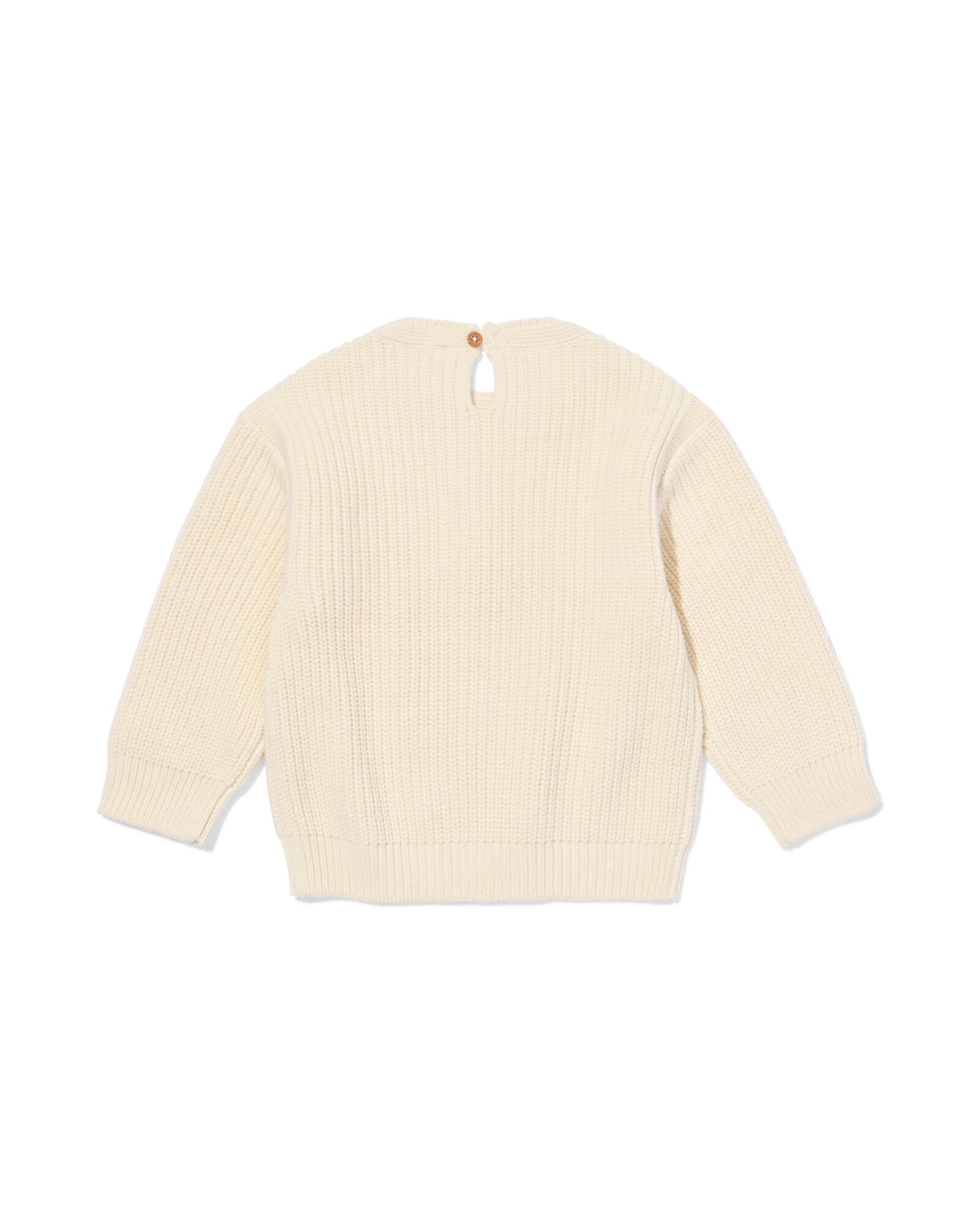 Babypullover mit Blumen ecru ecru - 33049270ECRU - HEMA