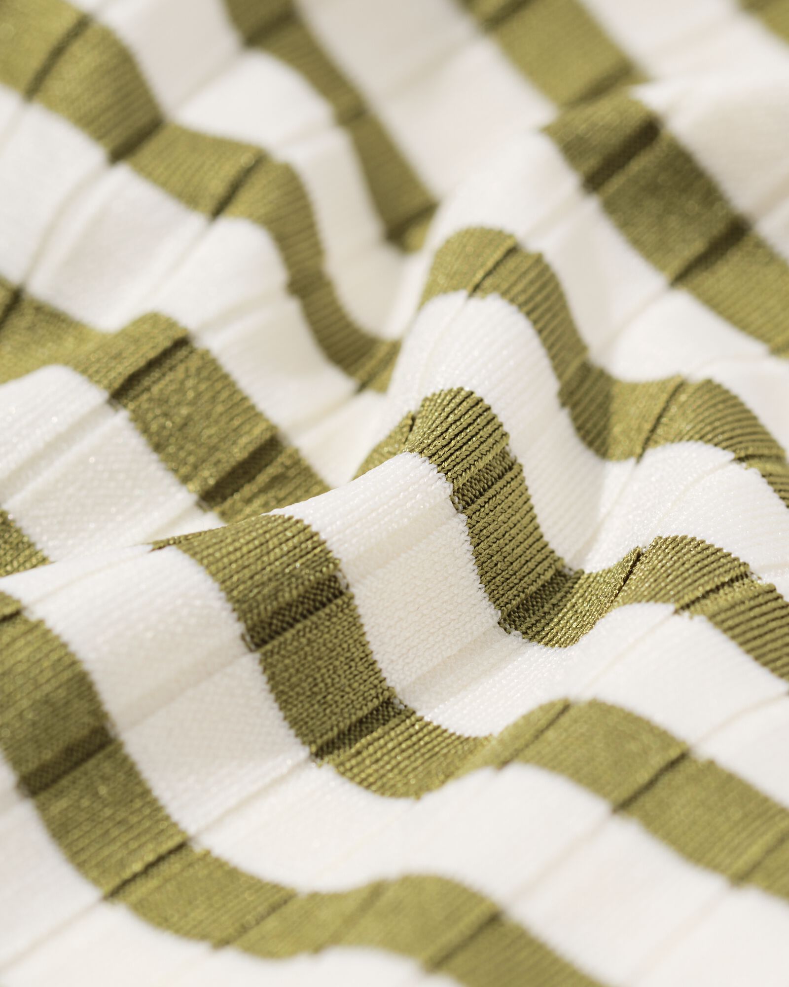 Damen-Bikinihose Mila, gerippt, gestreift mittelgr&uuml;n mittelgr&uuml;n - 22360200MIDGREEN - HEMA