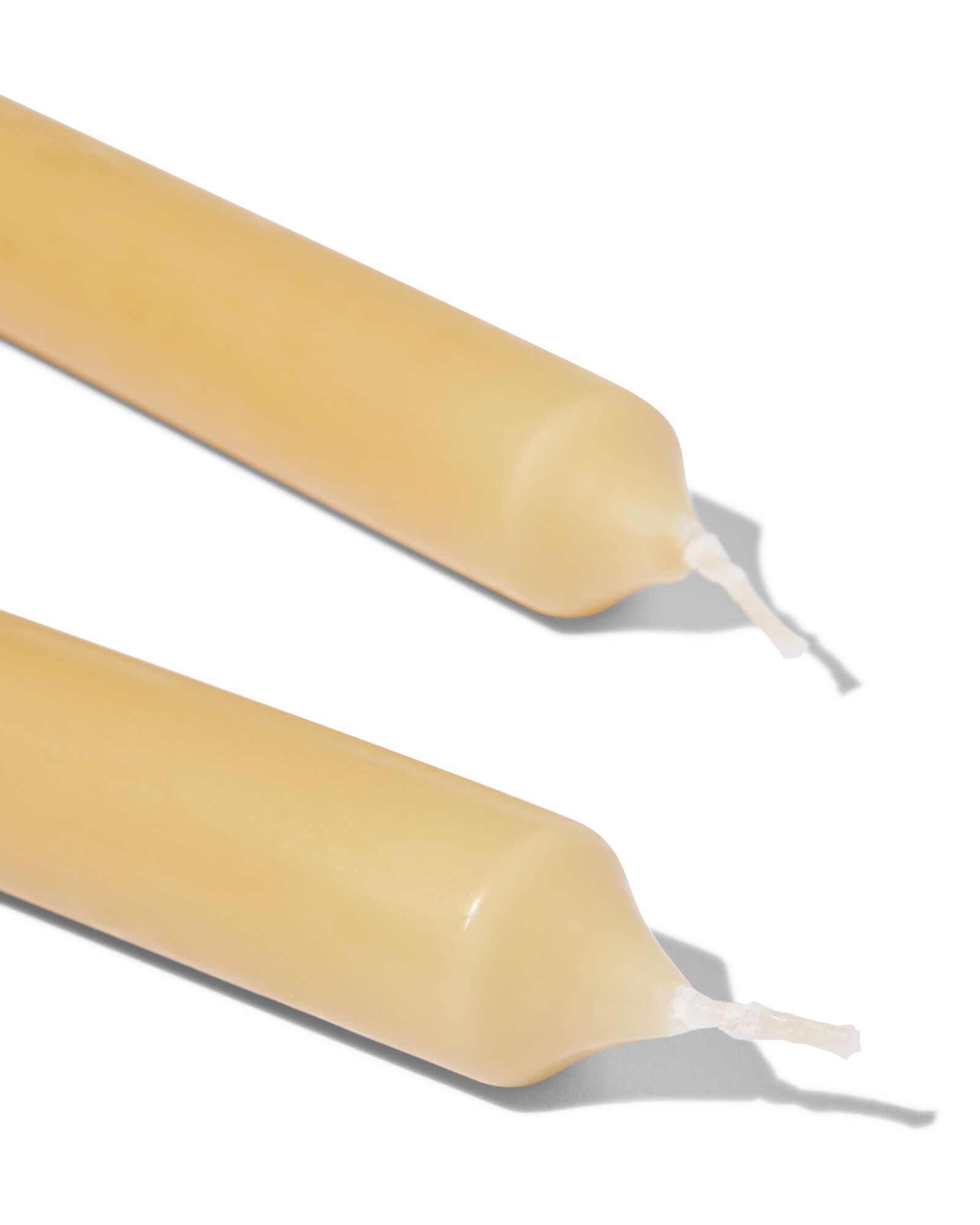 bougie d'int&eacute;rieur &Oslash;2,2x29cm jaune clair - 12 pi&egrave;ces - 13504228 - HEMA