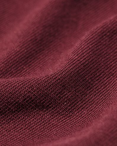 Herren-T-Shirt Regular dunkelrot dunkelrot - 2190360DARKRED - HEMA