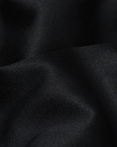 dekbedovertrek satijn 140x200/220 zwart - 5790273 - HEMA