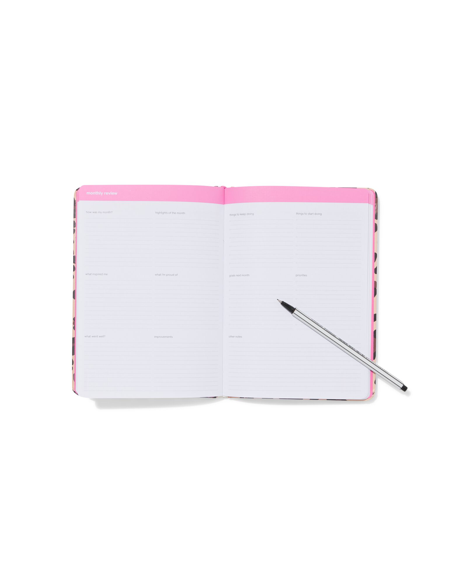 agenda scolaire 2026-2027 A5 panth&egrave;re  - 14505664 - HEMA