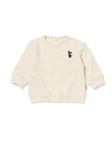 pull Takkie nouveau-n&eacute; jersey &eacute;cru &eacute;cru - 33442120ECRU - HEMA