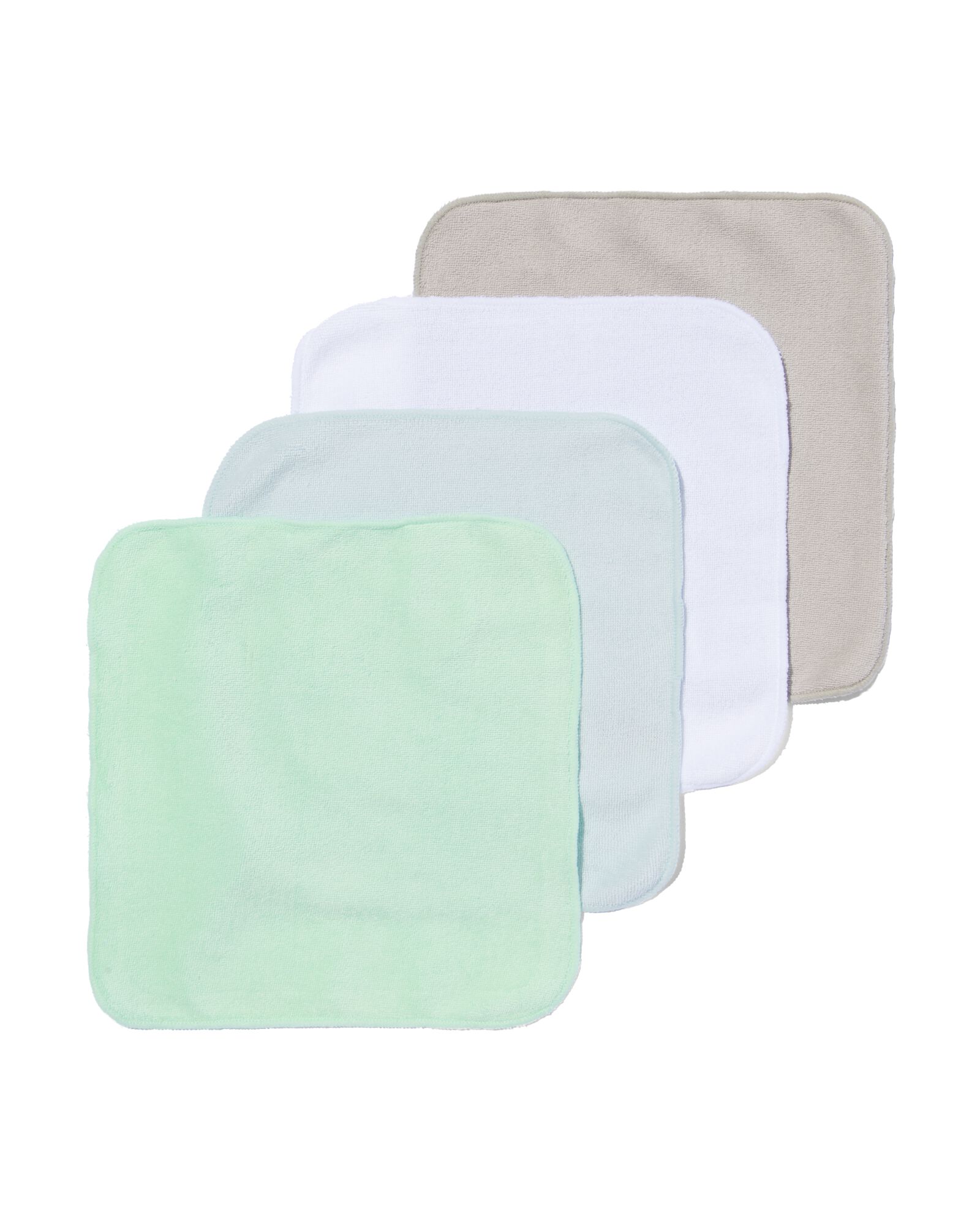 Waschbare T&uuml;cher 21 &times; 21 &ndash; 4 St&uuml;ck - 33363736 - HEMA