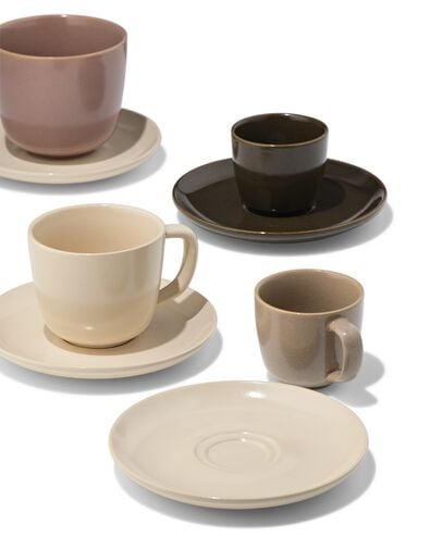 Untertasse &Oslash; 14,1 cm, Puur, Steingut, wollwei&szlig; - 80660320 - HEMA