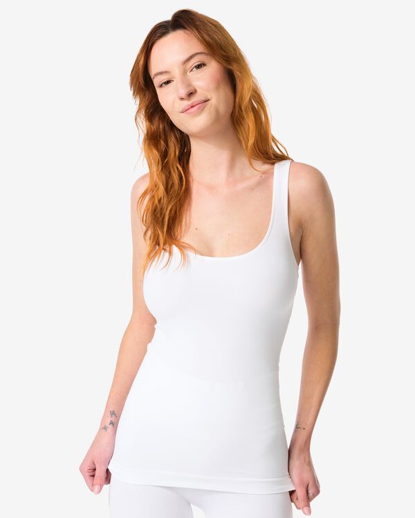 Figurfreundliches Hemd aus Baumwolle mit leichter Korrektur wei&szlig; wei&szlig; - 21510081WHITE - HEMA
