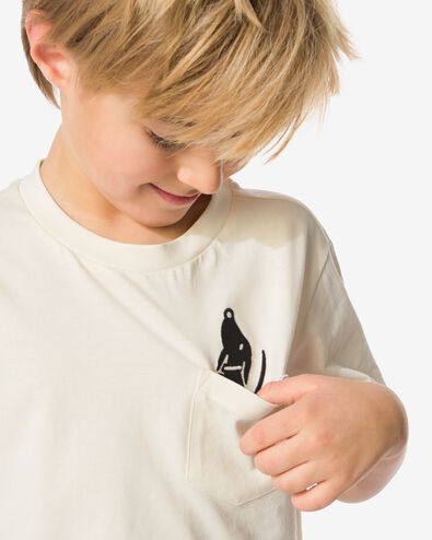 Takkie kinder T-shirt wit wit - 30713703WHITE - HEMA