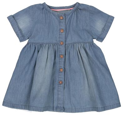 Baby-Kleid jeansfarben - 1000022584 - HEMA