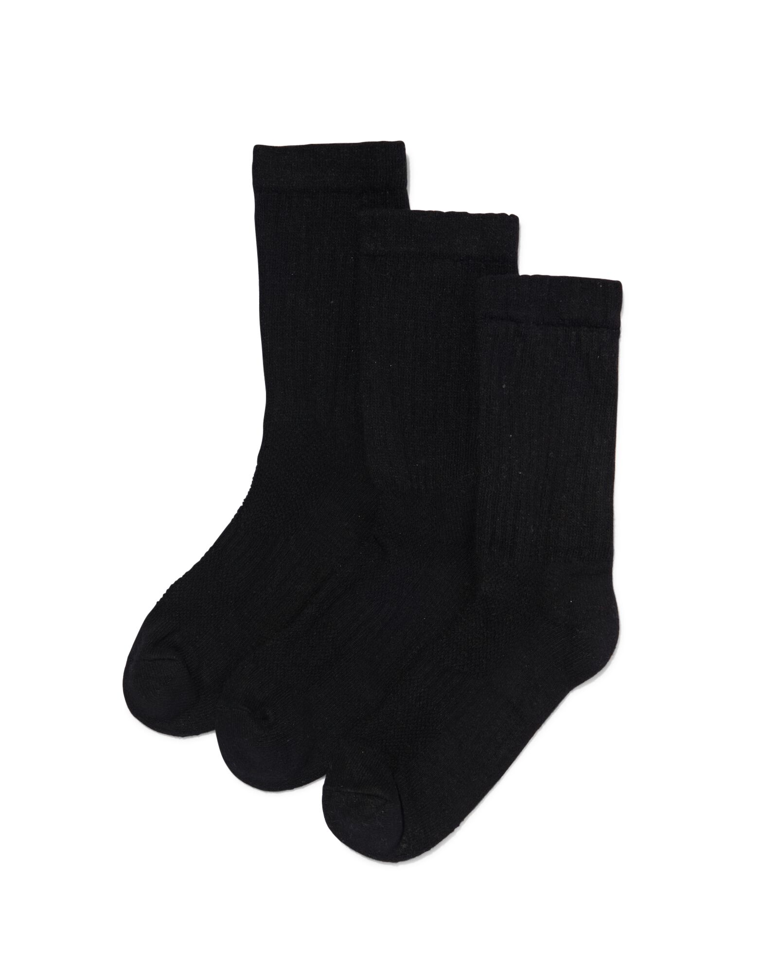 3 paires de chaussettes de sport homme noir - HEMA