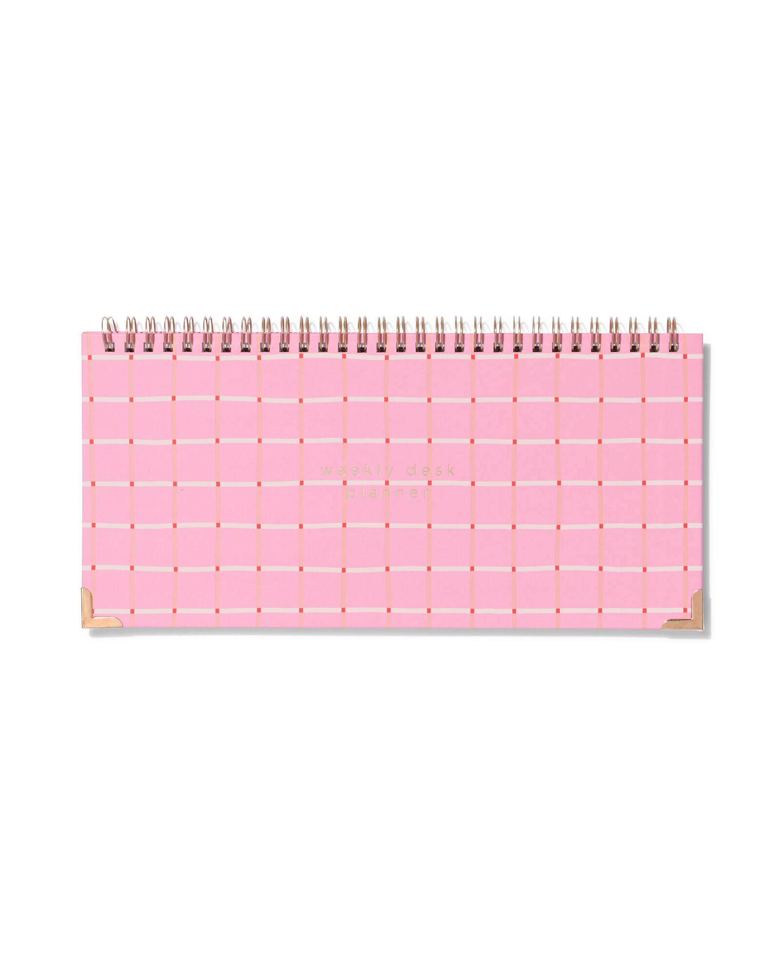 Schreibtischplaner mit Spirale 13 x 27 cm - 14130233 - HEMA