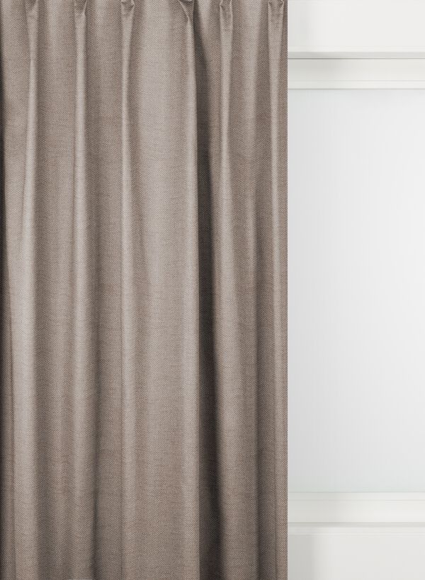 gordijnstof Uden verduisterend bruin bruin - 2000000458 - HEMA
