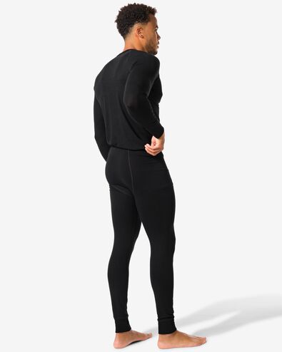 pantalon thermique homme noir noir - 1000000993 - HEMA
