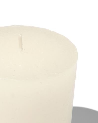 bougie rustique &Oslash;7x19 cm ivoire ivoire 7 x 19 - 13503149 - HEMA