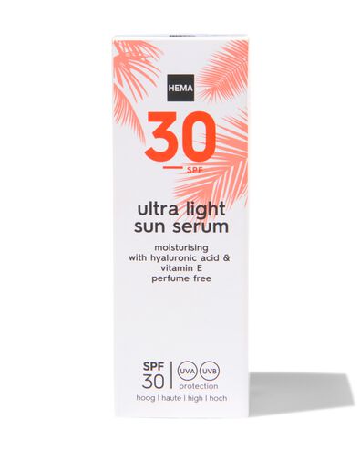 ultra light sun serum SPF30 - 50 ml - 11610278 - HEMA