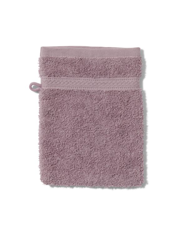 gant de toilette de qualité épaisse violet - 5200230 - HEMA
