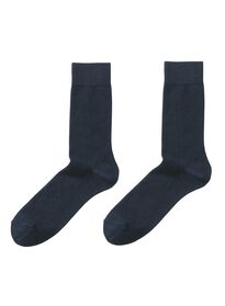 2er-Pack Herren-Socken, Bambus dunkelblau dunkelblau - 1000012001 - HEMA