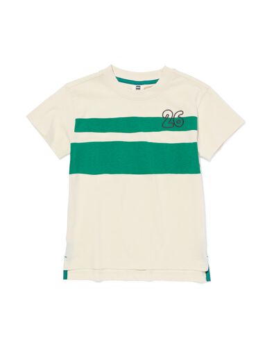 kinder T-shirt kleurblokken groen - 30704419GREEN - HEMA