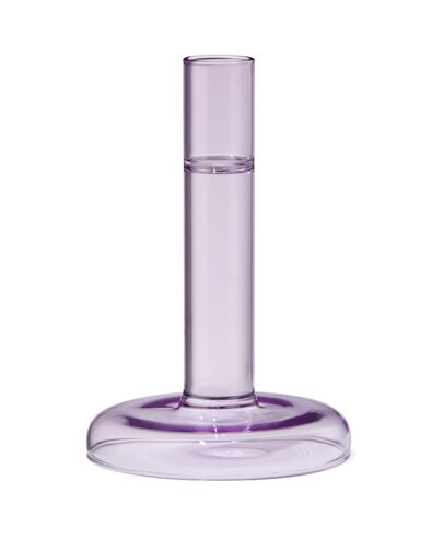 bougeoir en verre S lilas - 13324094 - HEMA