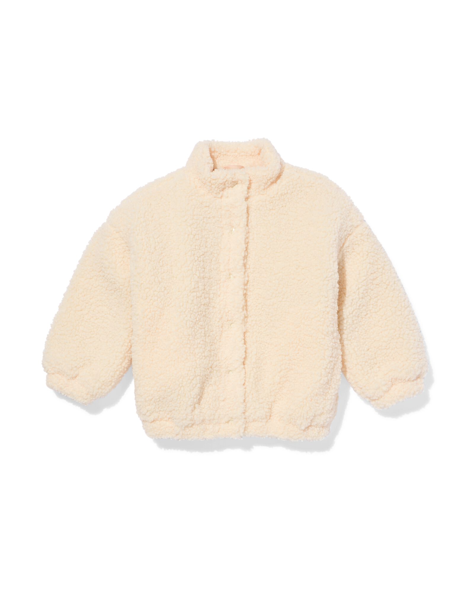 kinderjas teddy ecru - 30853076ECRU - HEMA