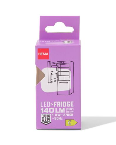 led frigo clear E14 1,0W 140lm - 20000051 - HEMA